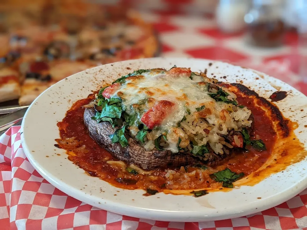 Stuffed Portobello Mushroom